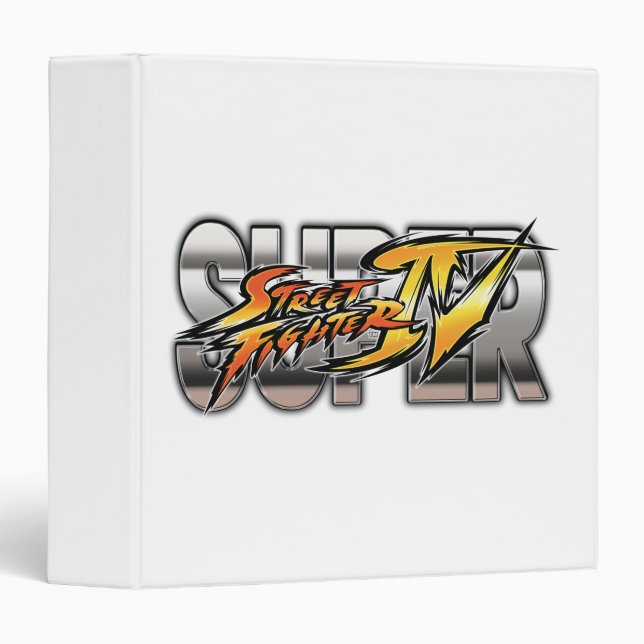 Classeur Logo superbe de Street Fighter IV (Devant/Côté)