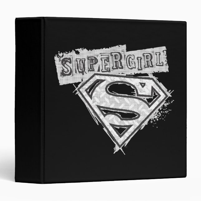 Classeur Logo Supergirl 1 (Devant/Côté)