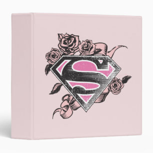 Classeur Logo Supergirl avec Rose