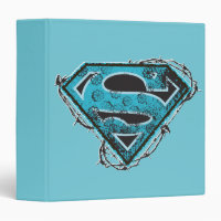 Logo Supergirl Barbed Wire and Flowers