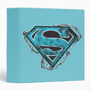 Classeur Logo Supergirl Barbed Wire and Flowers