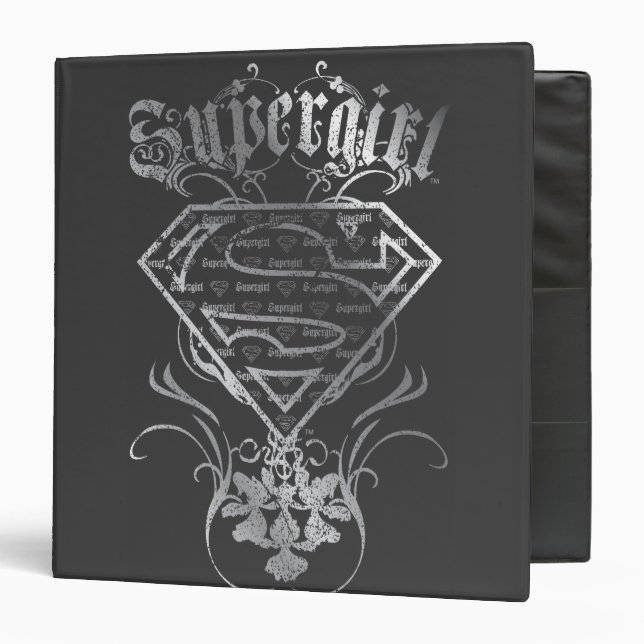 Classeur Logo Supergirl Silver (Devant/Intérieur)