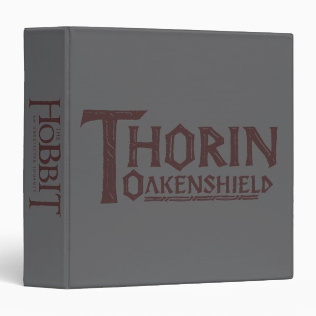 Classeur Logo THORIN OAKENSHIELD™ Brown (Devant/Côté)