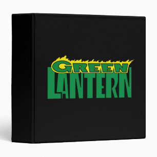 Classeur Logo vert de lanterne - flammes jaunes