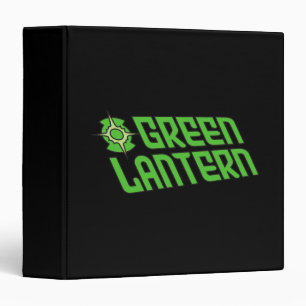 Classeur Logo vert de lanterne incliné