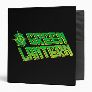 Classeur Logo vert de lanterne - incliné