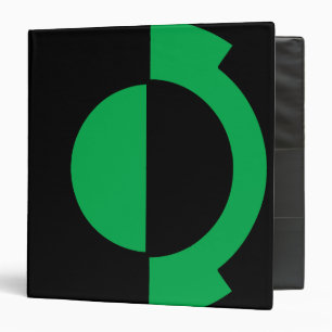Classeur Logo vert de lanterne renversé