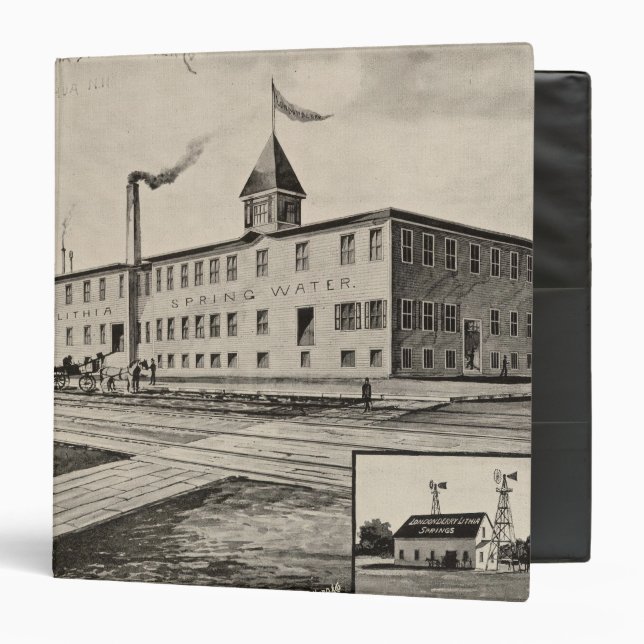 Classeur Londonderry Lithia Spring Water Co. (Devant/Intérieur)
