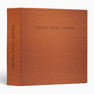 Classeur Look en cuir Brown et élégant