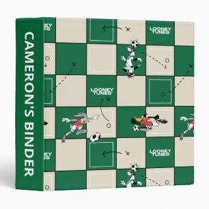 Classeur LOONEY TUNES™ Motif Grille de Football