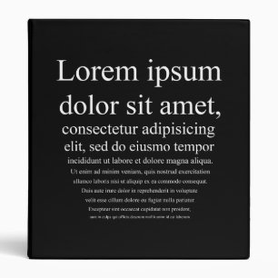 Classeur Lorem Ipsum