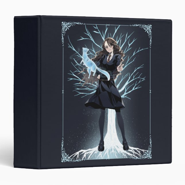 Classeur L'Otter Patronus d'Anime Hermione Granger (Devant/Côté)