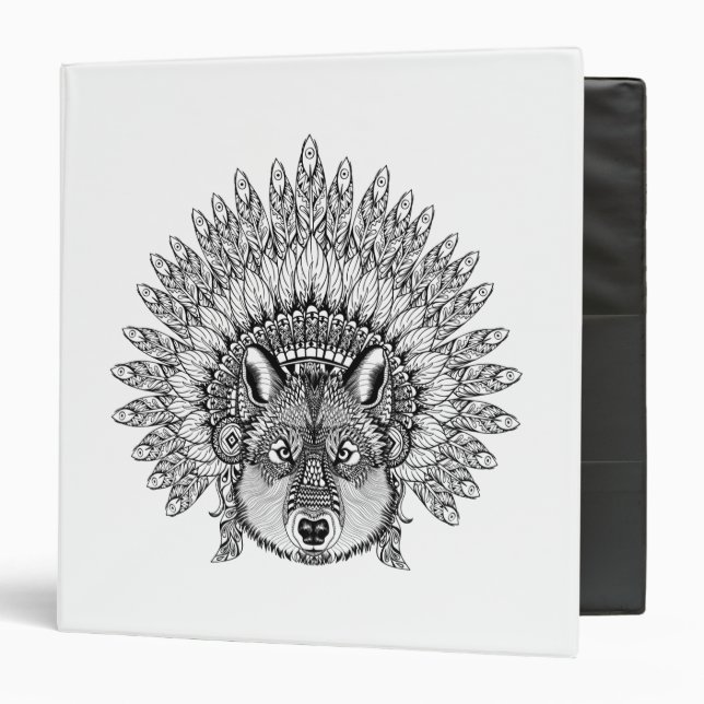 Classeur Loup inspiré dans le capot fait varier le pas de (Devant/Intérieur)