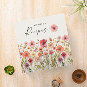 Classeur Love In Bloom Fleur sauvage Recette