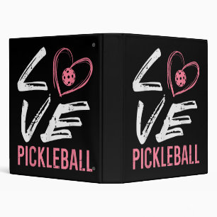 Classeur Love Pickleball Coeur Pickle Ball Femmes Filles En