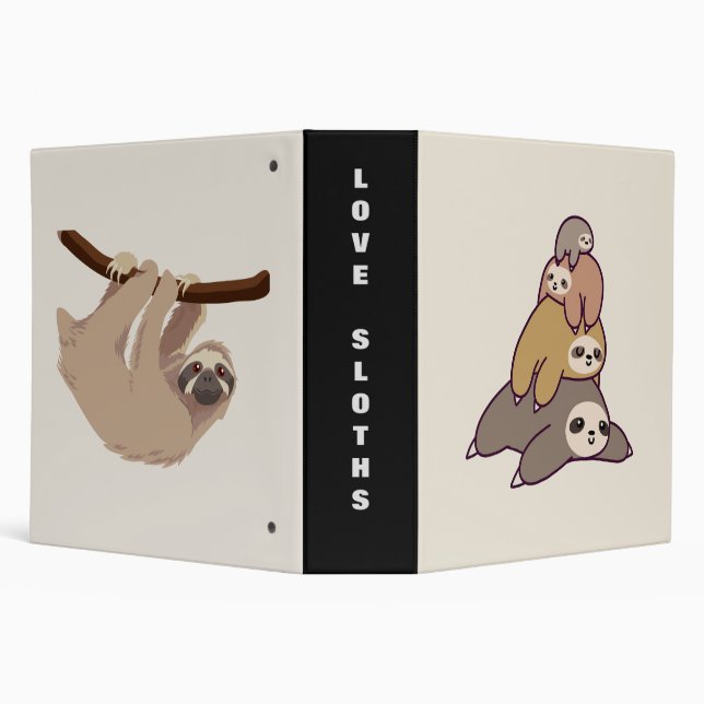 Classeur Love Sloths (Arrière-plan)