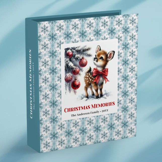 Classeur Lovely baby fawn christmas scene kids memory album (Lovely baby fawn christmas scene kids memory album

)