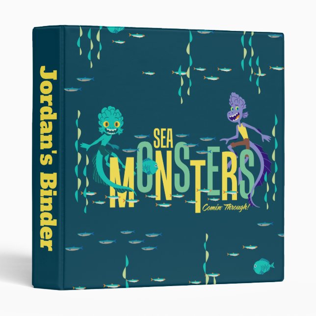 Classeur Luca | Des Monstres De Mer Arrivent ! (Devant/Côté)