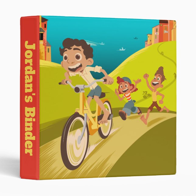 Classeur Luca | Illustration La Grande Corsa (Devant/Côté)