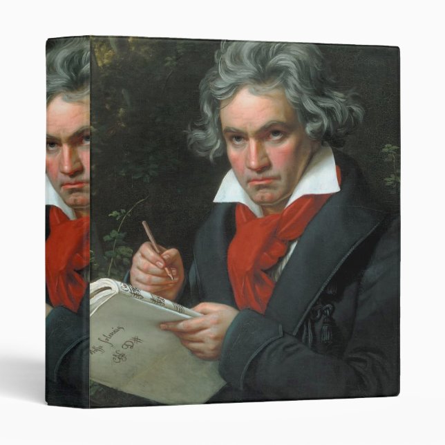 Classeur Ludwig van Beethoven Portrait (Devant/Côté)