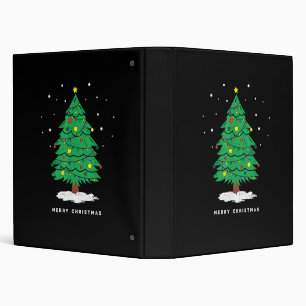 Classeur Lumières de sapin de Noël rétro Santa joyeux Noël