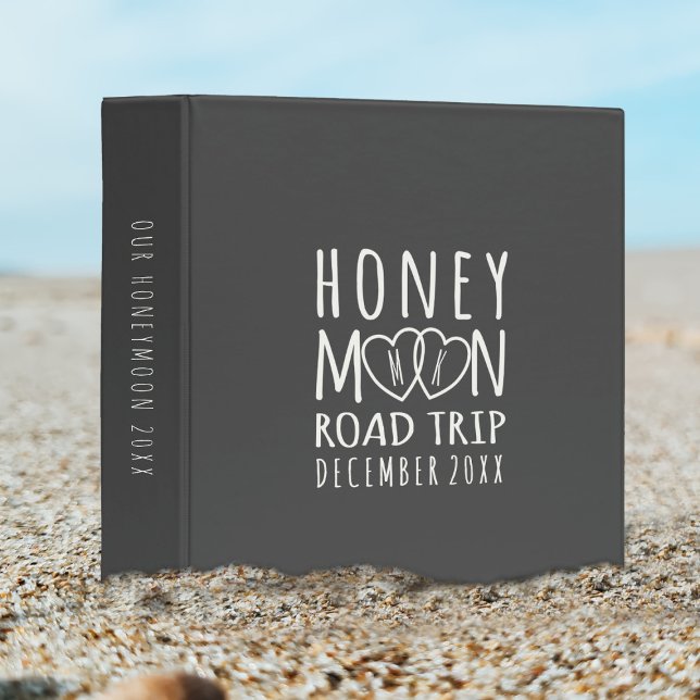 Classeur Lune de miel Voyage Mémoire Mariage Album (Perfect binder for your Honeymoon Road Trip memories)