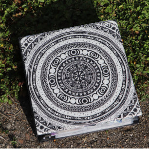 Classeur Lune Enfant Mandala Triple Lune Sorcière
