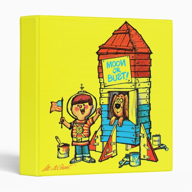 Classeur Lune ou buste ! (Devant/Côté)