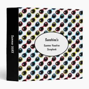 Classeur Lunettes de soleil rétro Primaire teintes du scrap