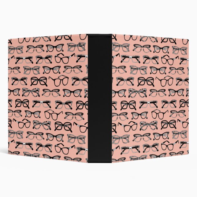 Classeur Lunettes de vue rose pâle, Lunettes de vue, Vêteme (Arrière-plan)