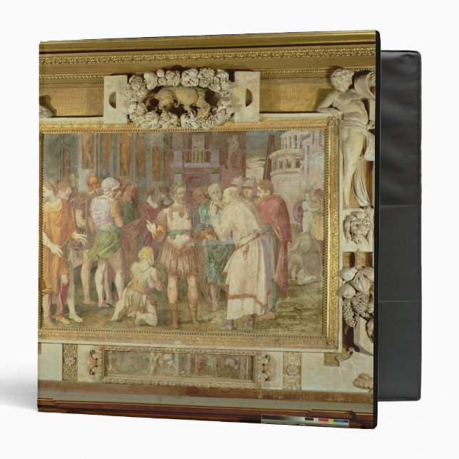 Classeur L'unification de l'état, détail de décoratif (Devant/Intérieur)