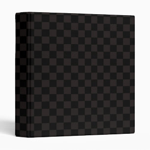 Classeur Luxe Brown/noir À damiers