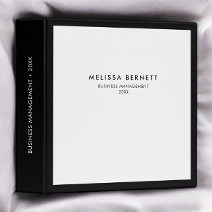 Classeur Luxe Élégant Minimaliste