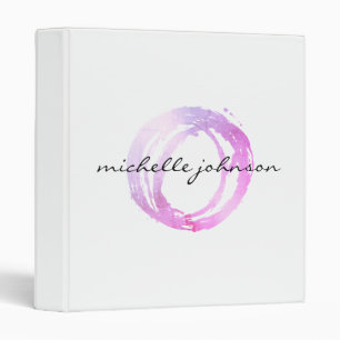 Classeur Luxe Pink Cercle Designer