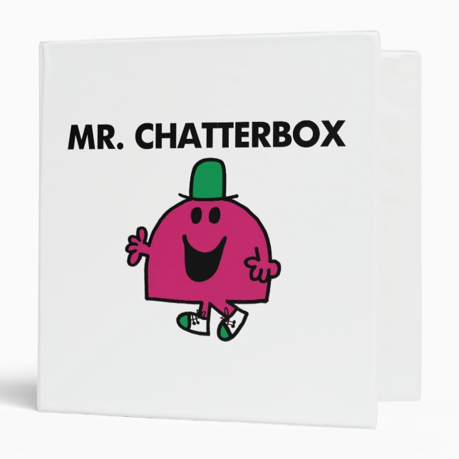 Classeur M. Chatterbox Bonjour (Devant/Intérieur)