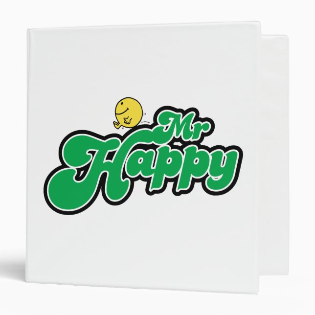Classeur M. Happy Glissant Vers Le Bas Vert (Devant/Intérieur)