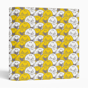 Classeur M. Happy Motif de sourires clignotants