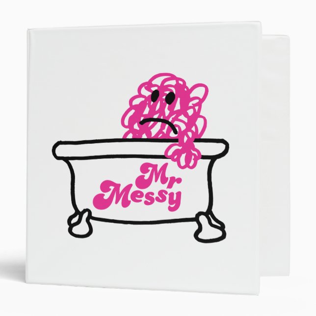 Classeur M. Messy | Logo de la baignoire (Devant/Intérieur)