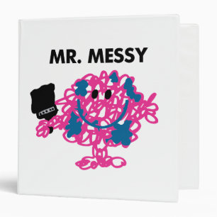 Classeur M. Messy Tenant Un Pinceau