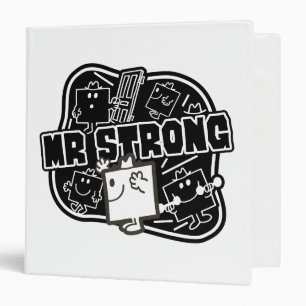 Classeur M. Strong Noir et blanc