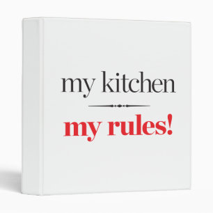 Classeur Ma cuisine, mes règles