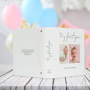 Classeur Ma première année 2 Photos Baby Keepsaké