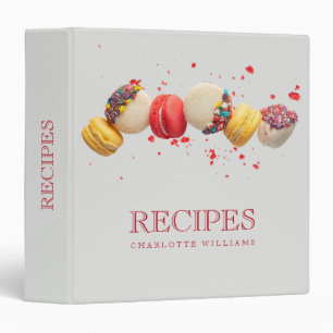 Classeur Macarons Bakery Chef Cuisine Cuisine Cookbook