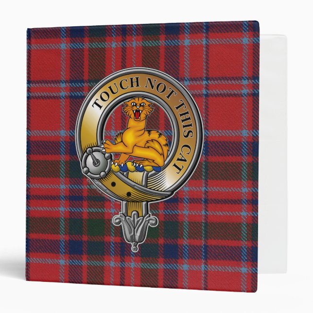 Classeur MacGillivray Tartan & Badge (Devant/Intérieur)