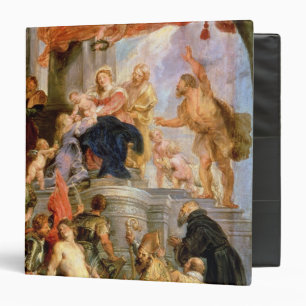 Classeur Madonna couronné avec l'enfant
