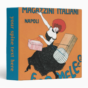Classeur Magasins Italiens Art Nouveau vintage par Capiello