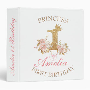 Classeur Magic Gold Crown Princess 1er cadeau pour Annivers