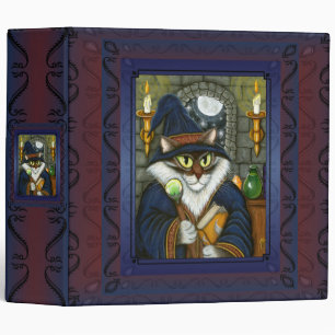 Classeur magique du sorcier 2 de chat de magicien