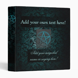 Classeur Magnifique livre pentacle d'ombres/grimoire