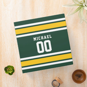 Classeur Maillot de football d'équipe sportive avec nom et 